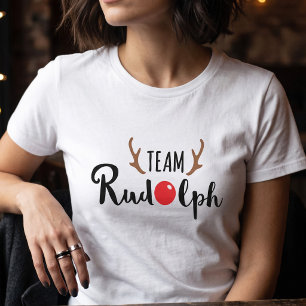 Frauen-Team Rudolph Weihnachtsfeier T-Shirt