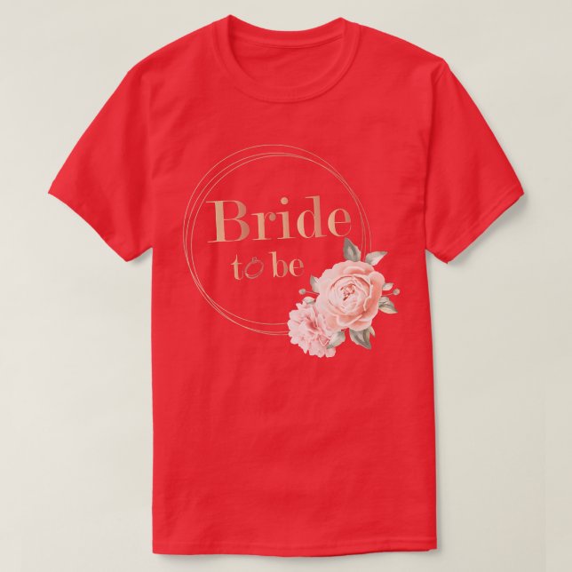 Frauen Teambride-Blume Vintag JGA Enga T-Shirt (Design vorne)