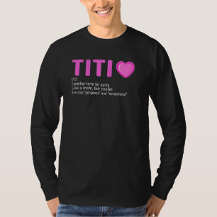 Frauen Titi Definition Beste Tante je T-Shirt Tant