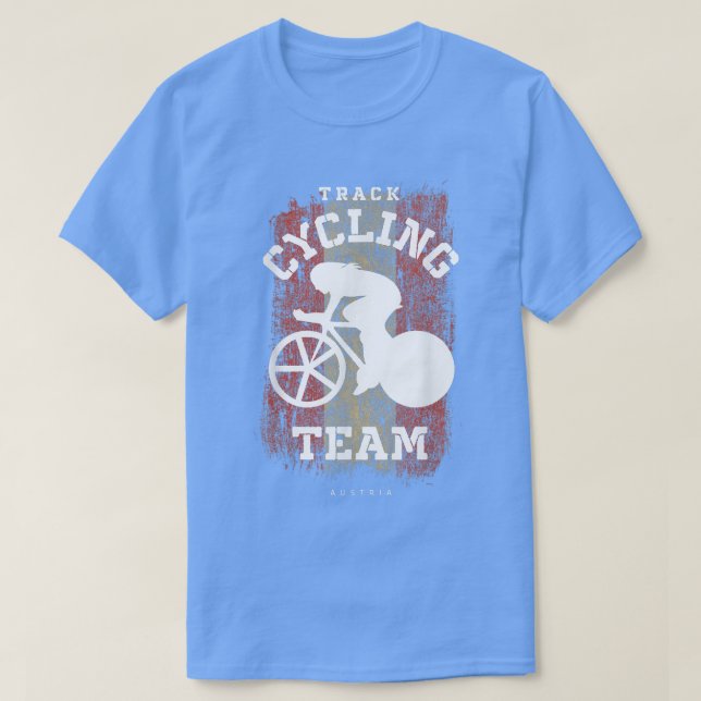 Frauen Track Cycling Austria Road Bike Speed Cycli T-Shirt (Design vorne)