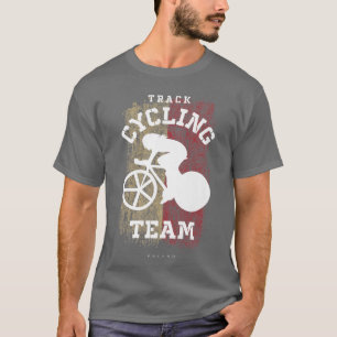 Frauen Track Cycling Poland Road Bike Speed Cyclis T-Shirt
