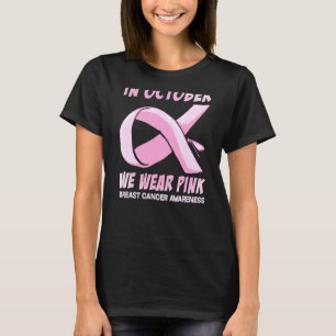 Frauen tragen im Oktober Rosa-Libelle T-Shirt