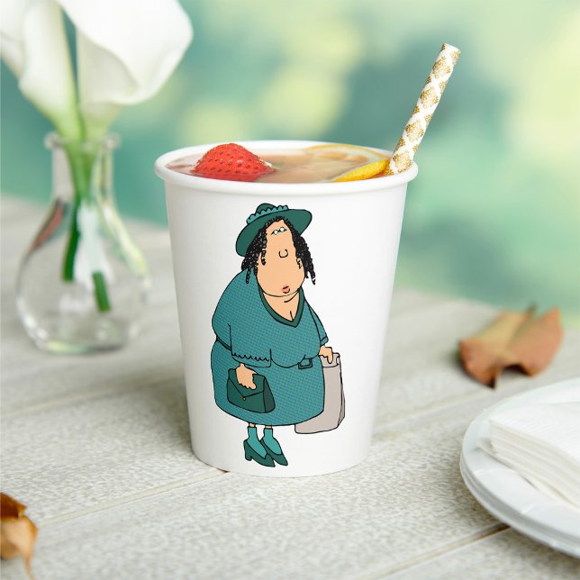 Frauen tragen Taschen Pappbecher (Von Creator hochgeladen)