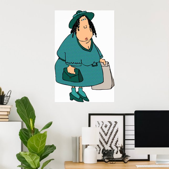 Frauen tragen Taschen Poster (Von Creator hochgeladen)
