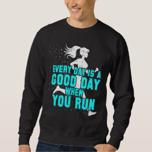 Frauen trainieren mit Cardio Motivierend Fitness Sweatshirt