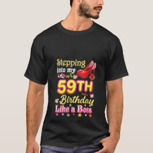 Frauen treten in meinen 59. Geburtstag ein wie ein T-Shirt