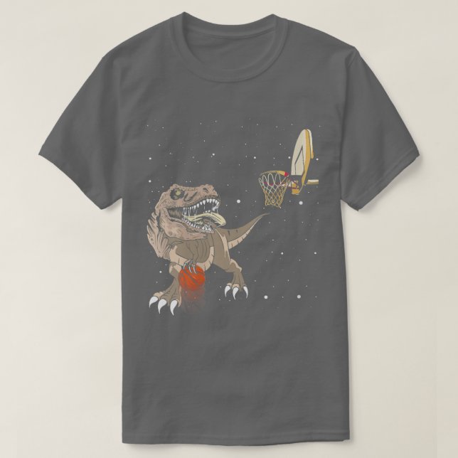 Frauen Trex Trex Dinosaurier spielen Basketball Sp T-Shirt (Design vorne)