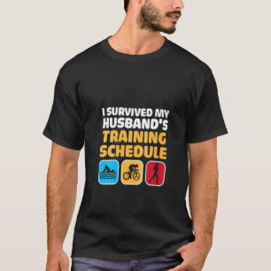 Frauen Triathlon Ehefrau Triathlete Ristorante da T-Shirt