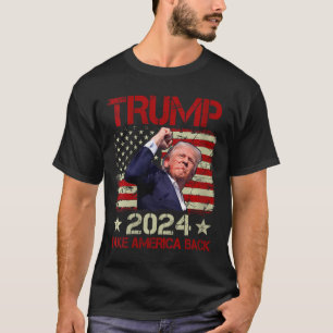 Frauen Trump schossen aus erster Hand auf Trump 20 T-Shirt