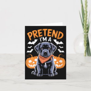 Frauen tun so als ob ich ein schwarzer Labrador Ha Karte