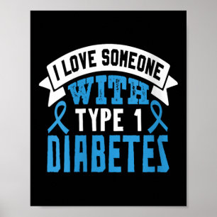 Frauen Typ 1 Diabetes Liebe Jugendliche Diabetes b Poster