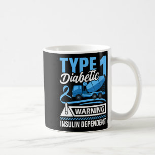 Frauen Typ 1 Diabetische Warnhinweise Insulinabhän Kaffeetasse