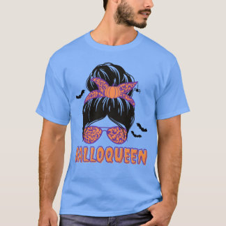 Frauen und Halloween-Nacht Vintage T-Shirt