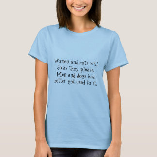 Frauen und Katzen T-Shirt