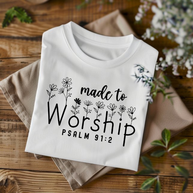 Frauen und Kinder Christlich anbeten T-Shirt (Von Creator hochgeladen)