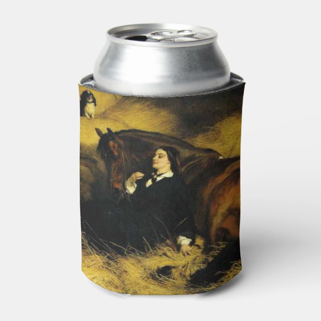 Frauen und Pferd Dosenkühler (Kanne Vorderseite)