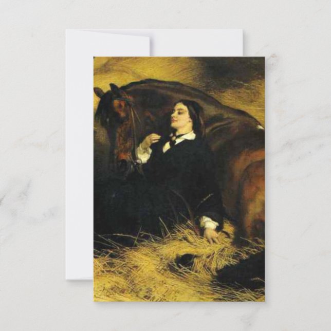 Frauen und Pferd Einladung (Vorderseite)