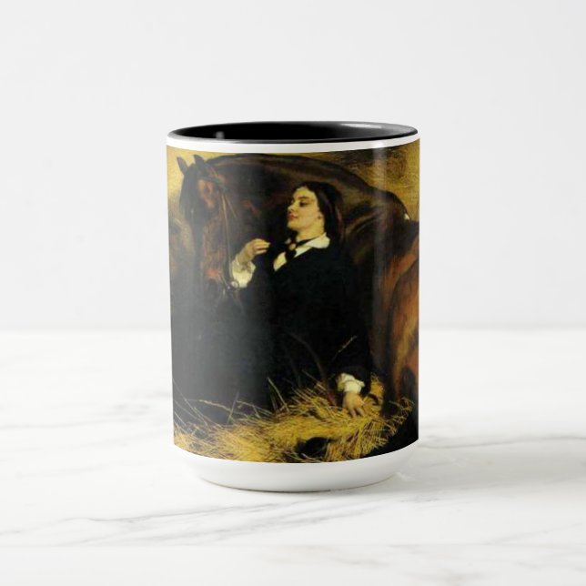 Frauen und Pferd Tasse (Zentrum)