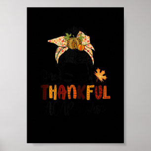 Frauen Unordentlicher Dutt Herbst Krankenschwester Poster