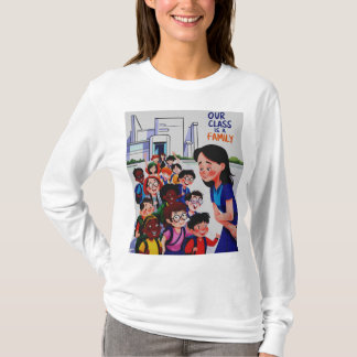 Frauen Unsere Klasse ist eine Familie T-Shirt