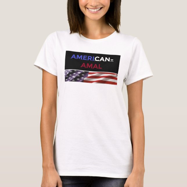 Frauen unter Amerikanern T-Shirt (Vorderseite)