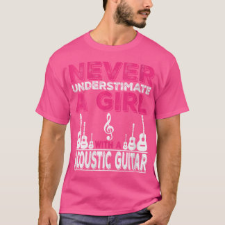 Frauen unterschätzen nie ein Mädchen mit einem Aco T-Shirt