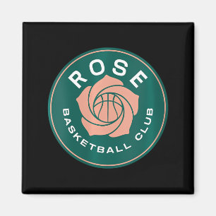 Frauen unvergleichlicher Rosen-Basketballclub 3x3 Magnet