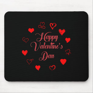 Frauen Valentinstag Liebe Herz Bedruckt Casual G Mousepad