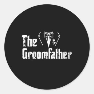 Frauen Vater des Grooms Hochzeitshäuser Runder Aufkleber