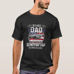 Frauen Vater zu sein ist eine Ehre, Pap Pap ist Pr T-Shirt