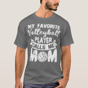 Frauen Vball Mütter Tag Meine Lieblings-Volleyball T-Shirt