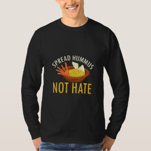 Frauen verbreiten Hummus nicht hasst Karottenstick T-Shirt