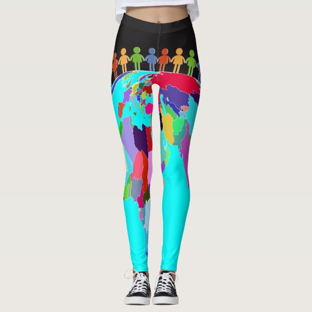 Frauen vereinigt leggings (Vorderseite)