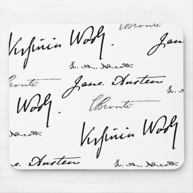 Frauen-Verfasser Mousepad (Vorne)