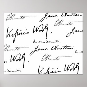 Frauen-Verfasser Poster