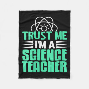 Frauen Vertrau Mir Ich Bin Wissenschaftslehrer Mit Fleecedecke