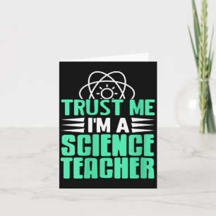 Frauen Vertrau Mir Ich Bin Wissenschaftslehrer Mit Karte