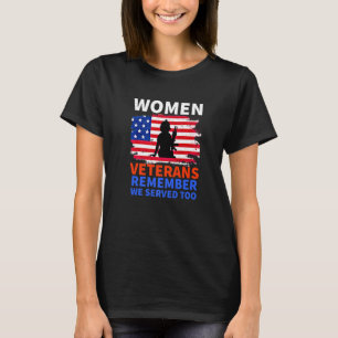 Frauen Veteranen erinnern sich, dass wir der Mama T-Shirt