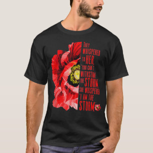 Frauen, Veteranen Rote Mohnblume, ich bin der Stur T-Shirt