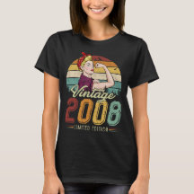 FRAUEN VINTAG 2008 BEGRENZTER EDITION T - Shirt