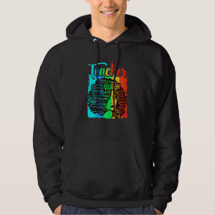Frauen Vintag Afro Lehrer Schwarze Geschichte Mona Hoodie