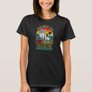 Frauen Vintag Gigisaurus Retro Dinosaurier Mutter' T-Shirt