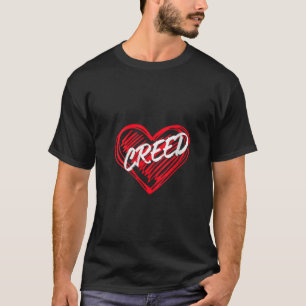 Frauen Vintag ich Herz CREED I Liebe ERSCHAFFEN zu T-Shirt