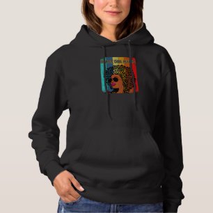 Frauen Vintag Melanin Afro Black Girl Magic Queen Hoodie