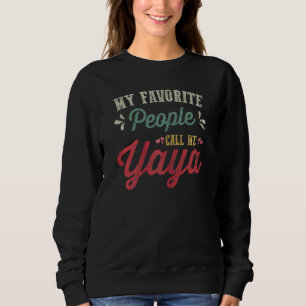 Frauen Vintag Mütter Tag Meine Lieblingsmenschen n Sweatshirt