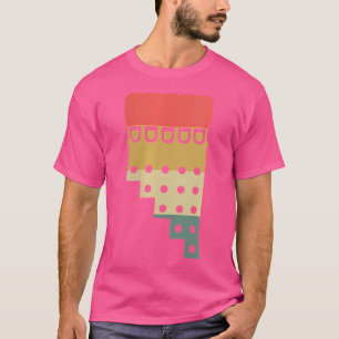 Frauen Vintag Retro Pan Flute T-Shirt