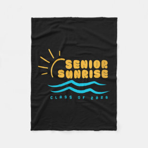 Frauen Vintag Senior Sunrise 2026 Senioren von Cl  Fleecedecke