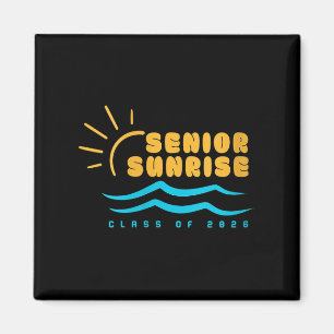 Frauen Vintag Senior Sunrise 2026 Senioren von Cl  Magnet