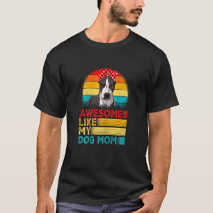 Frauen Vintage Awesome wie meine Pitbull-Mutter Mü T-Shirt
