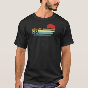 Frauen Vintage Hochzeit JubiläumTolle Ehefrau Sünd T-Shirt